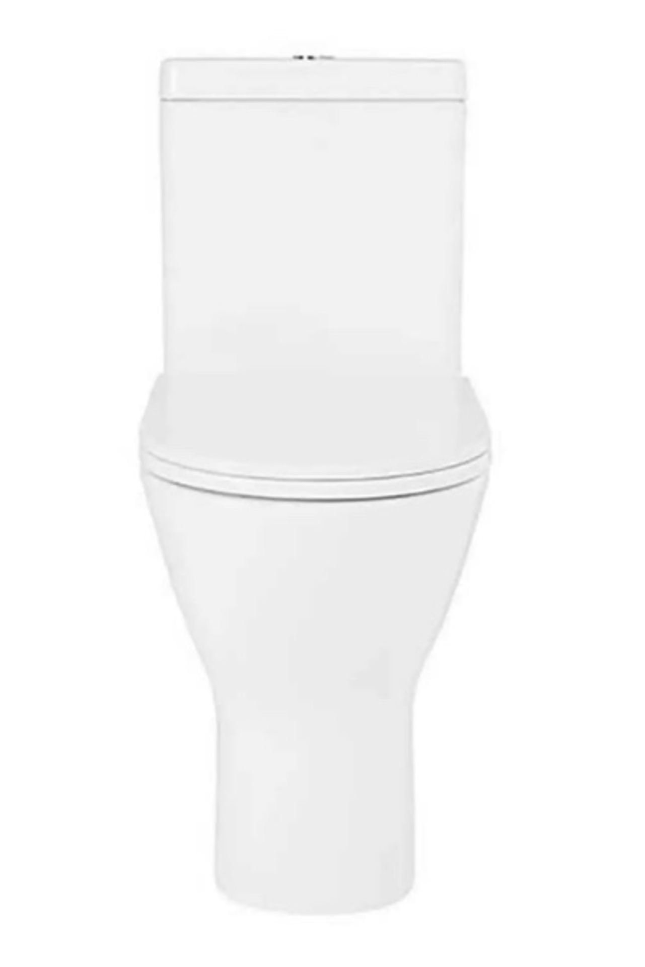 Brand New Falcon Comfort Rimless Open Back Close Coupled Toilet Soft Close Toilet Seat RRP £424