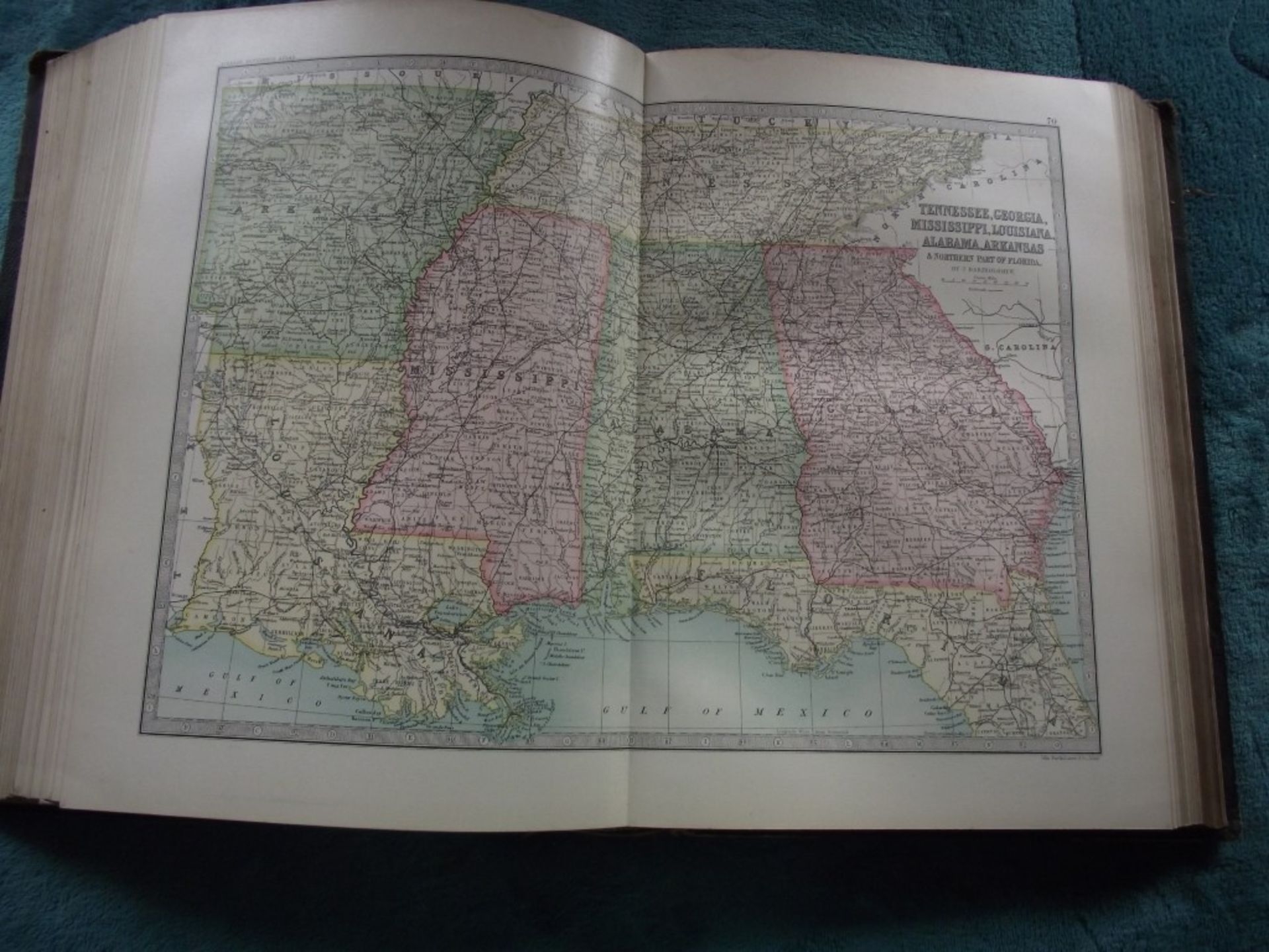 The Library Reference Atlas of the World -John Bartholomew -Macmillan & Co 1890 - Image 19 of 27