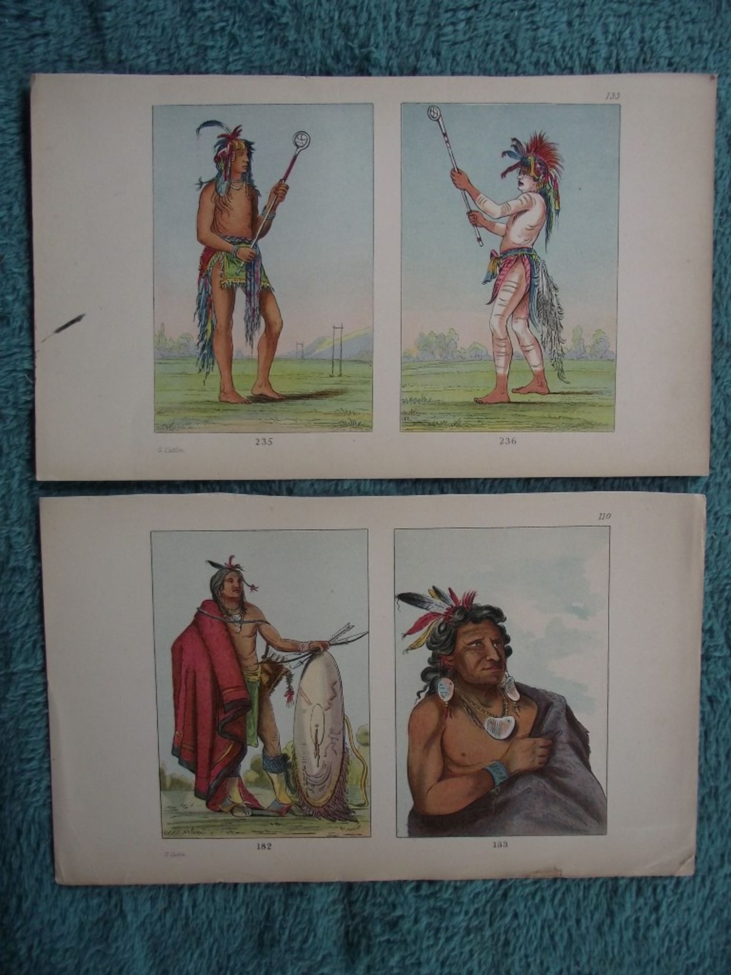 65 X book plates - George Catlin - Illustrations of the North American Indians - Circa 1876 - Image 36 of 40