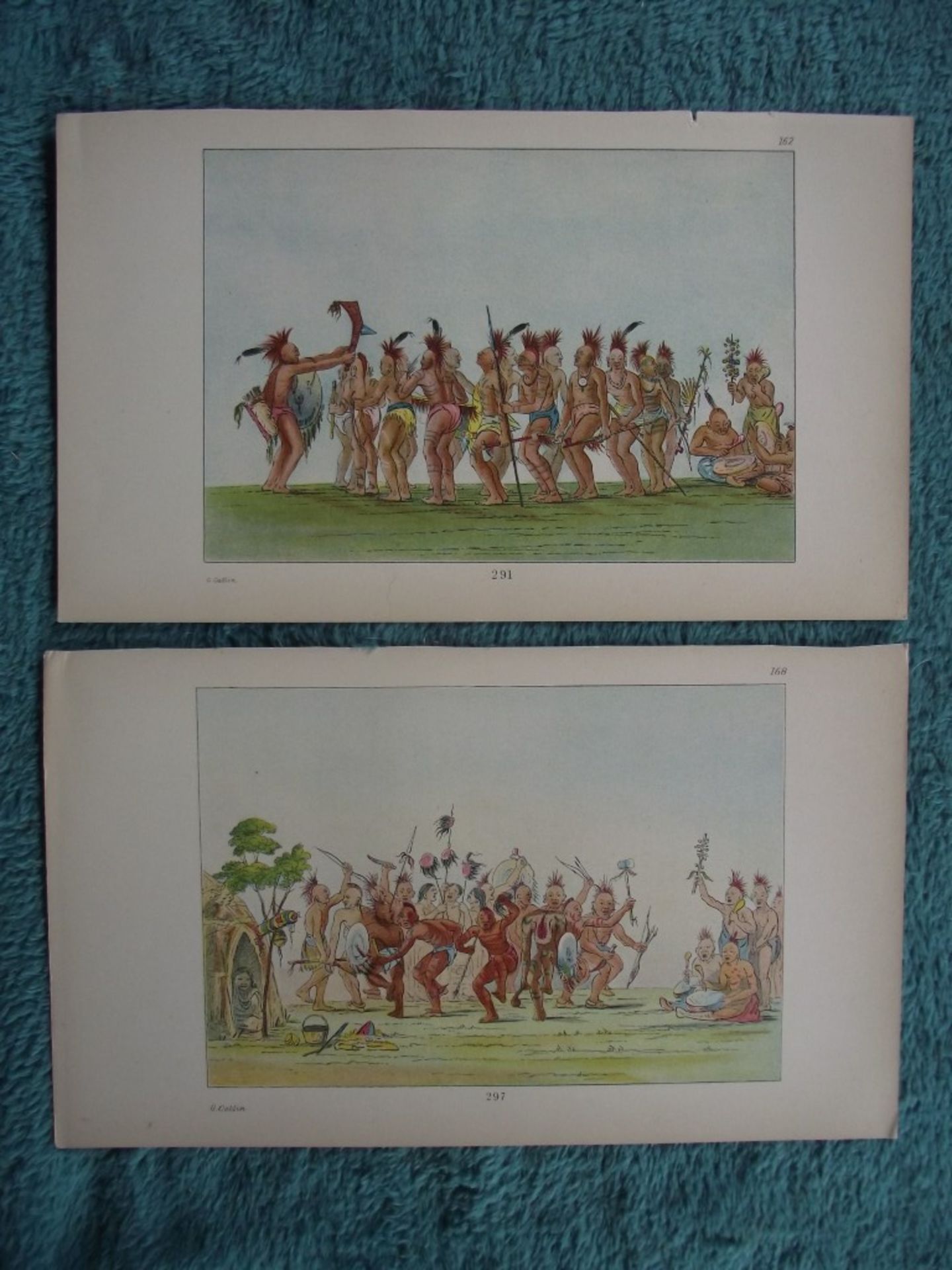 65 X book plates - George Catlin - Illustrations of the North American Indians - Circa 1876 - Image 28 of 40