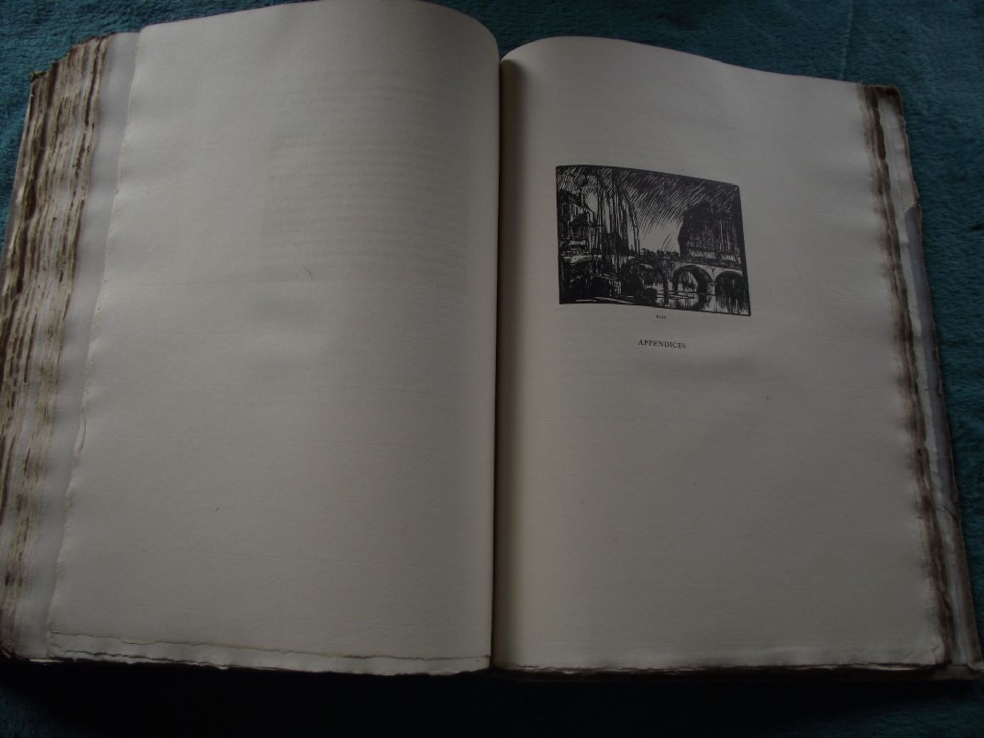 A Book of Bridges by Frank Brangwyn & Walter Shaw Sparrow - Ltd. Edit. 17/75 with Signed Lithograph. - Image 61 of 64