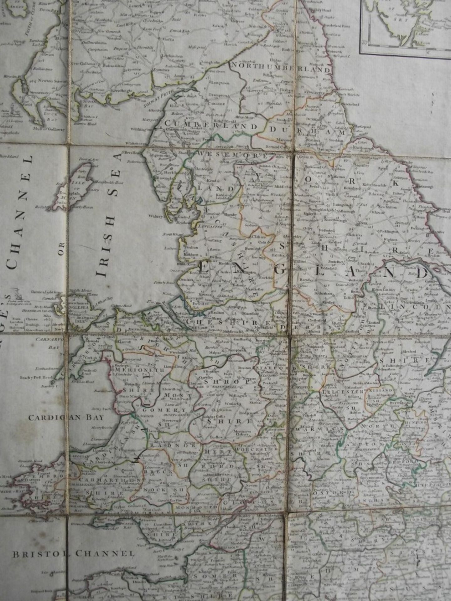 A New Map of the Roads of Ireland and Scotland - by Laurie & Whittle - 12th May 1794 - Original c... - Image 22 of 31