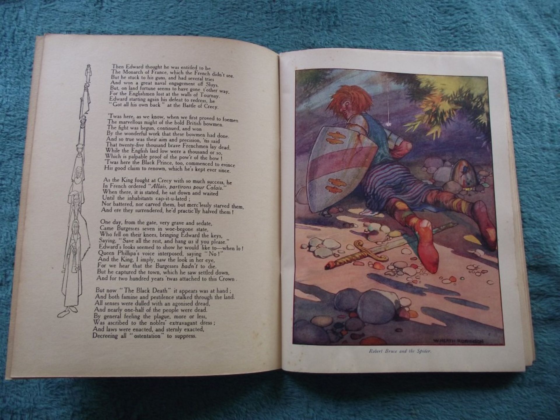 Monarchs of Merrie England By Roland Carse - Illustrated By W. Heath Robinson - Original Box. - Image 10 of 22