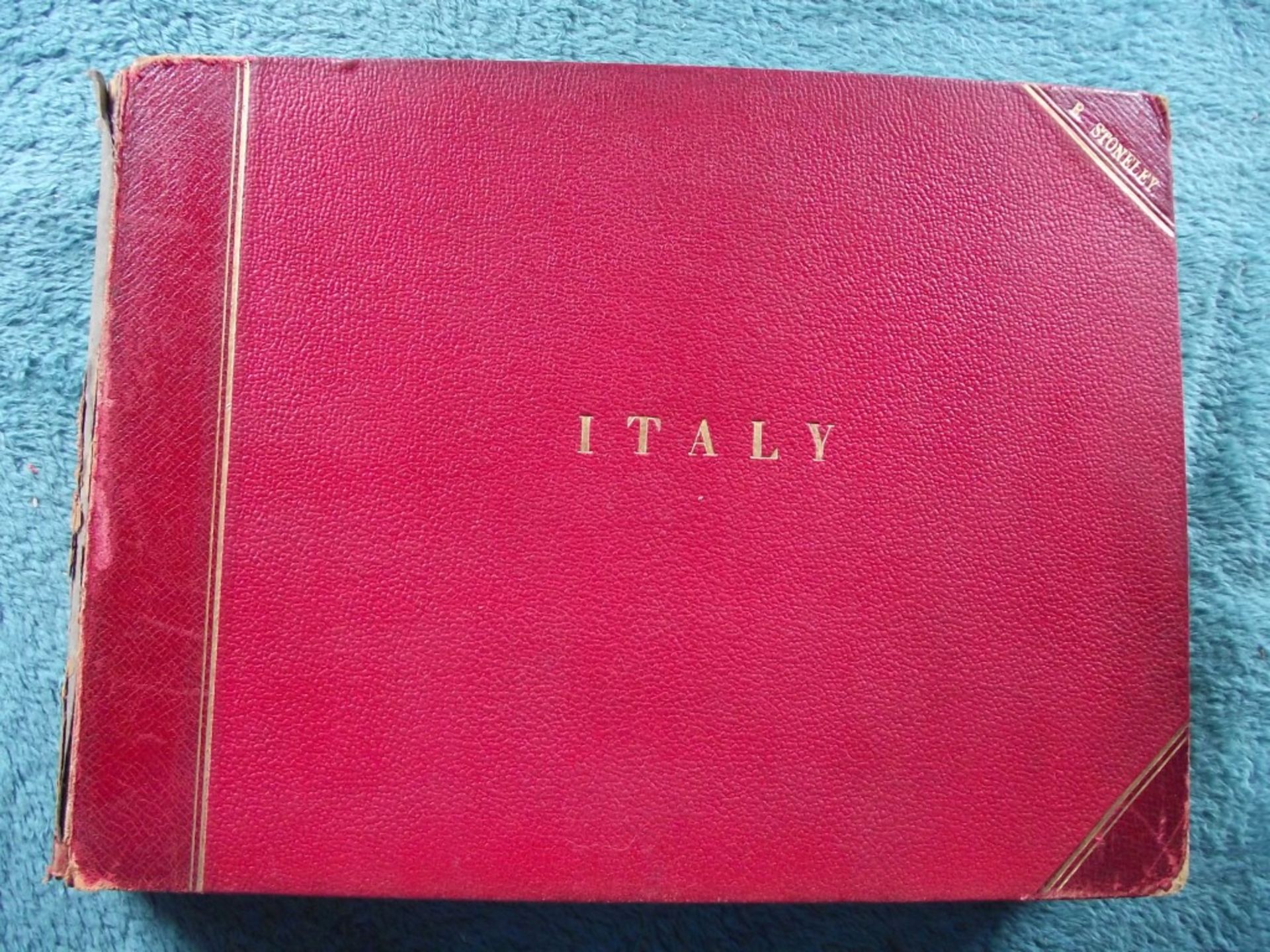 19th Century Album of Views of Italy - 33 Sepia images - Circa 1896