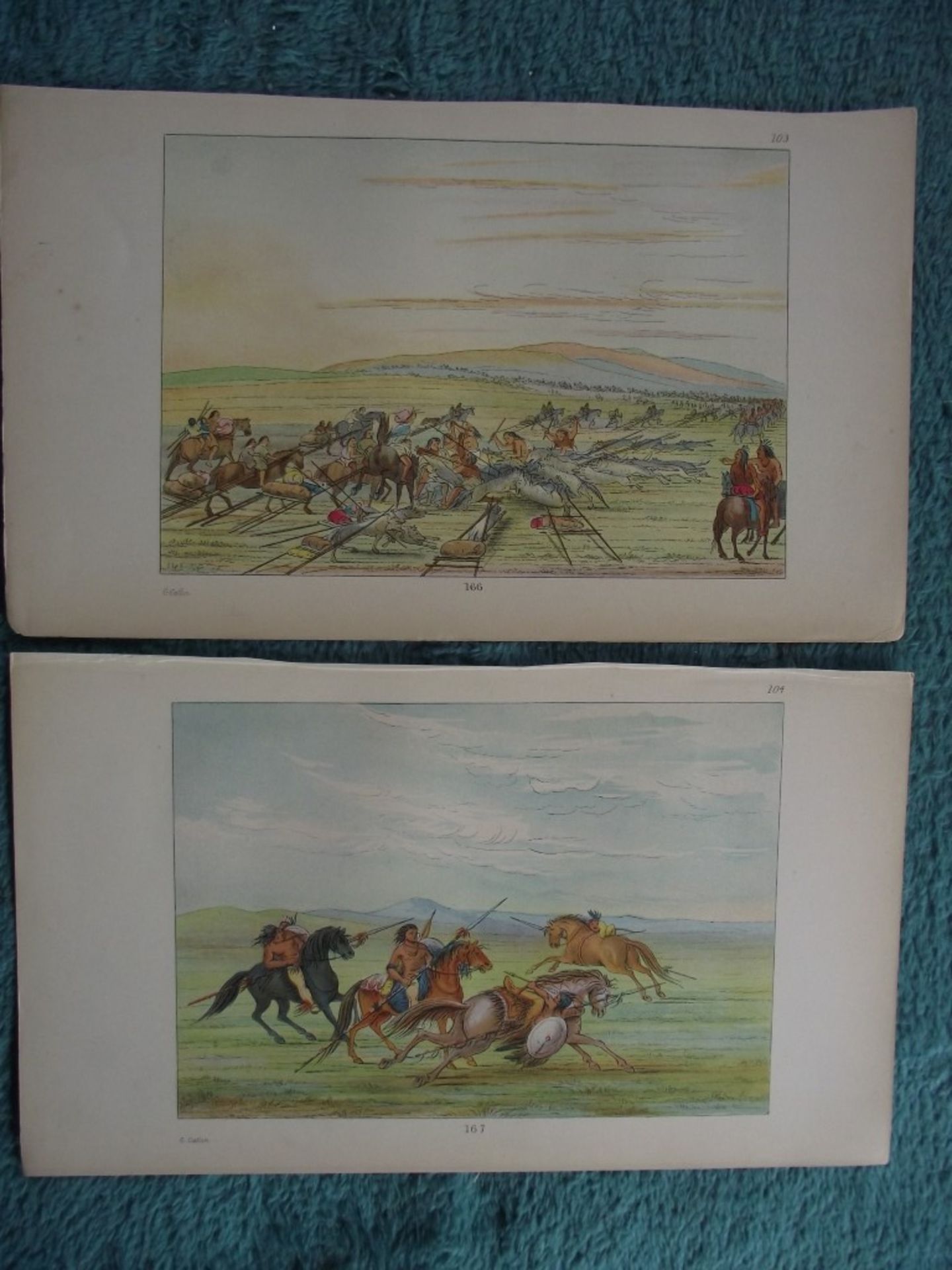 65 X book plates - George Catlin - Illustrations of the North American Indians - Circa 1876 - Image 14 of 40