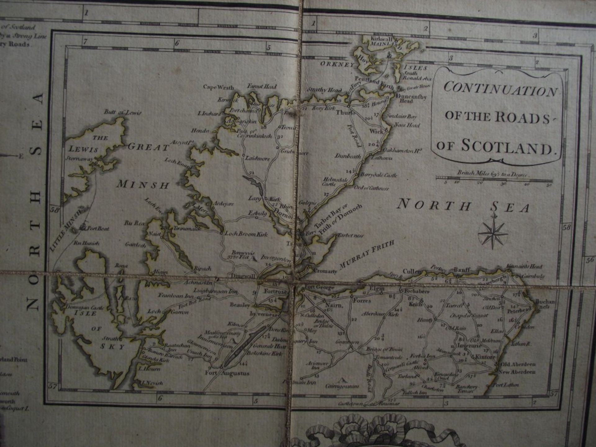 A New Map of the Roads of Ireland and Scotland - by Laurie & Whittle - 12th May 1794 - Original c... - Image 23 of 31