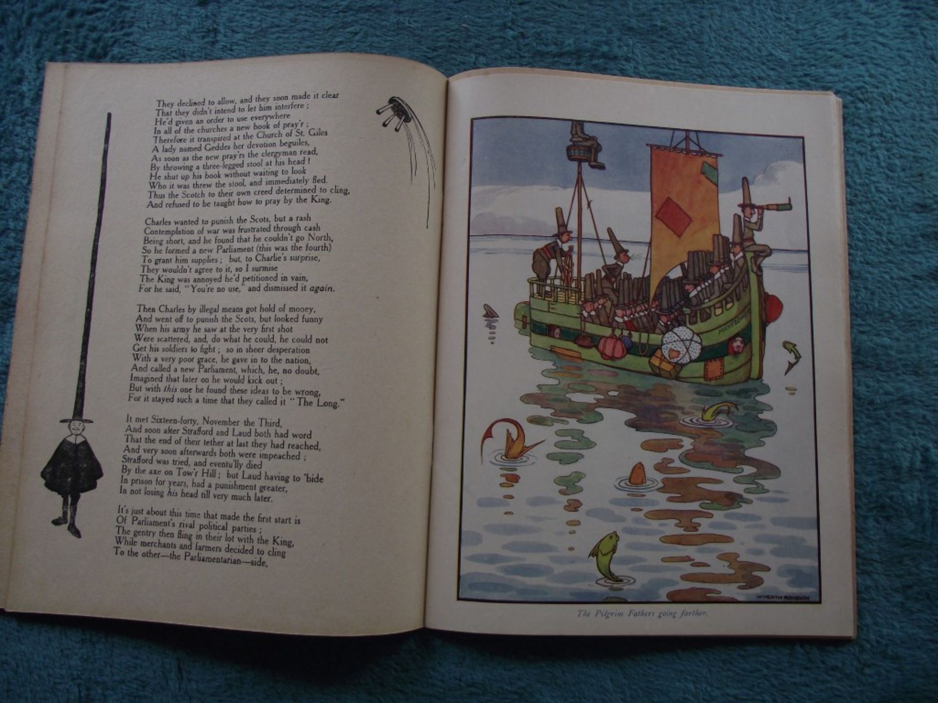 Monarchs of Merrie England By Roland Carse - Illustrated By W. Heath Robinson - Original Box. - Image 18 of 22