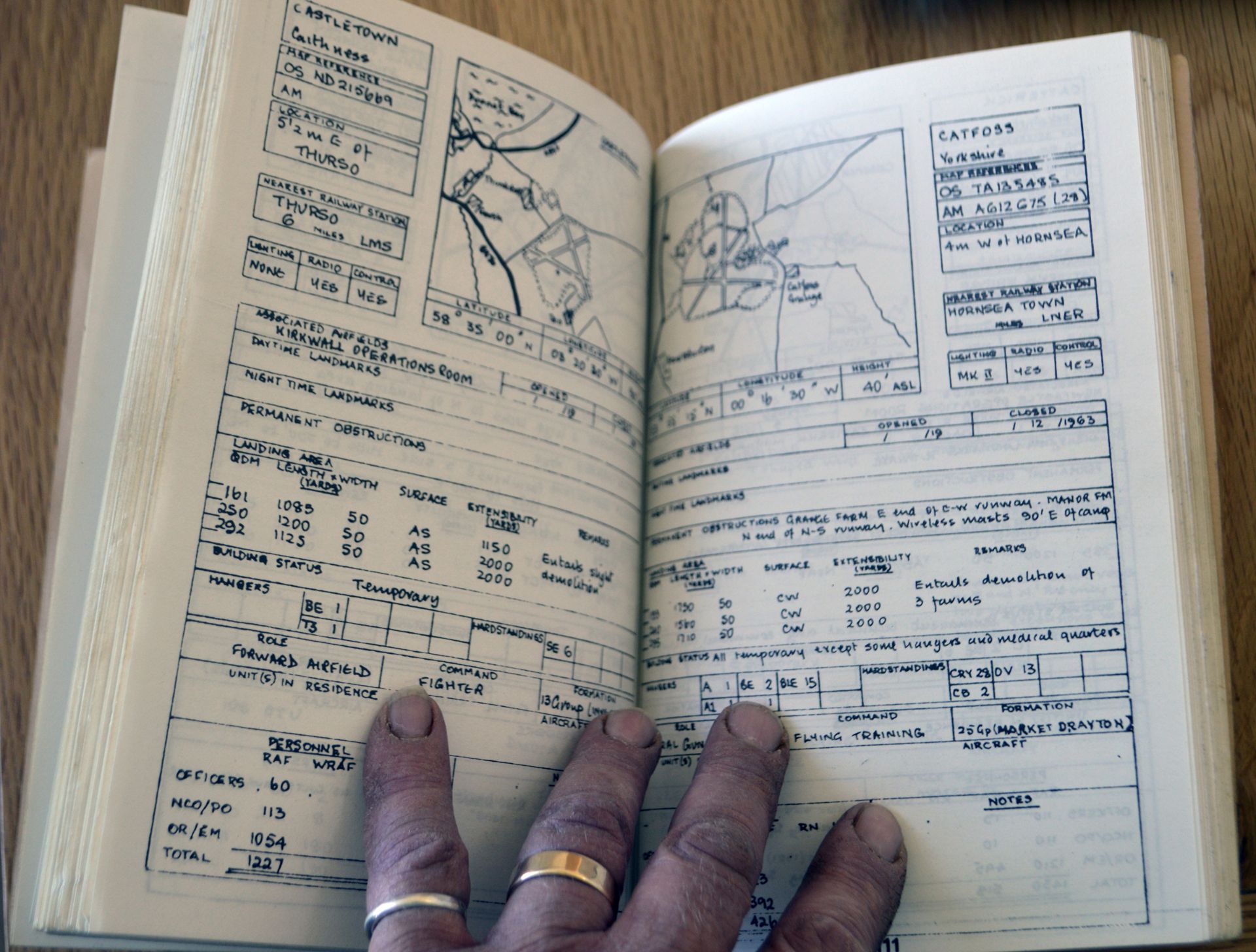 MILITARY AIRFIELDS in the BRITISH ISLES 1939-1945 original 1st editions in 3 parts - Image 16 of 16