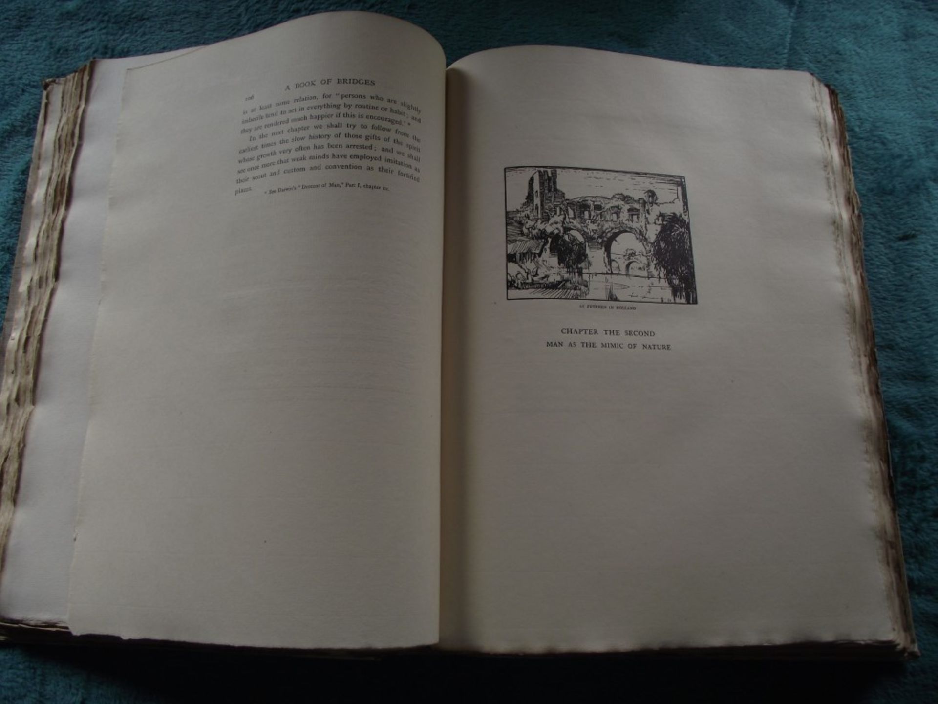 A Book of Bridges by Frank Brangwyn & Walter Shaw Sparrow - Ltd. Edit. 17/75 with Signed Lithograph. - Image 34 of 64