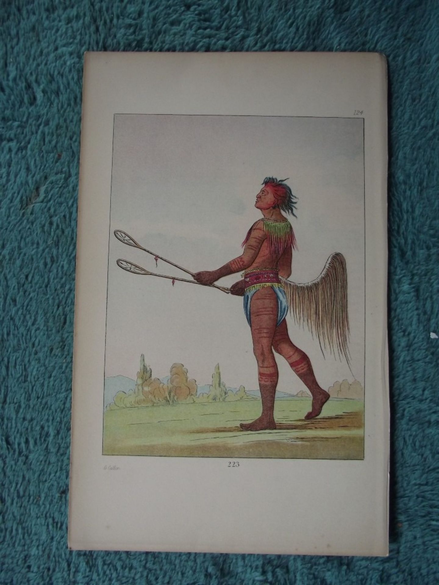 65 X book plates - George Catlin - Illustrations of the North American Indians - Circa 1876 - Image 37 of 40