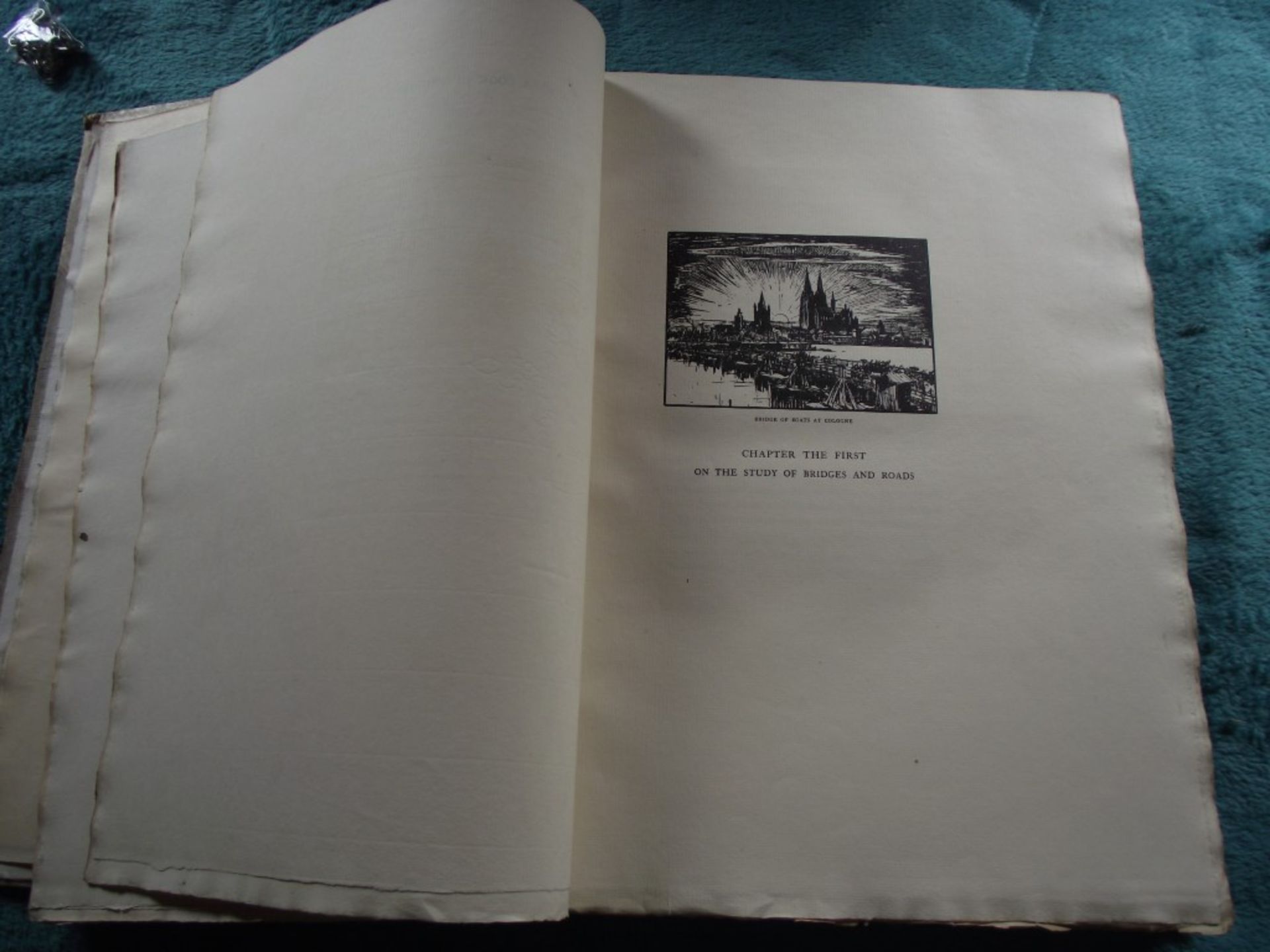 A Book of Bridges by Frank Brangwyn & Walter Shaw Sparrow - Ltd. Edit. 17/75 with Signed Lithograph. - Image 16 of 64