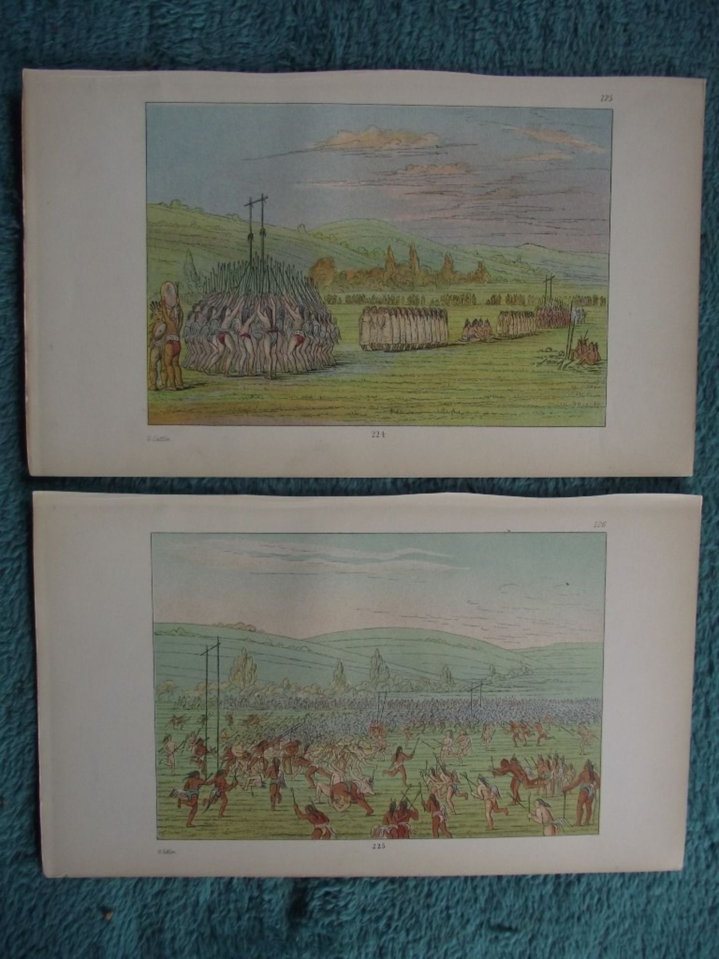 65 X book plates - George Catlin - Illustrations of the North American Indians - Circa 1876 - Image 19 of 40
