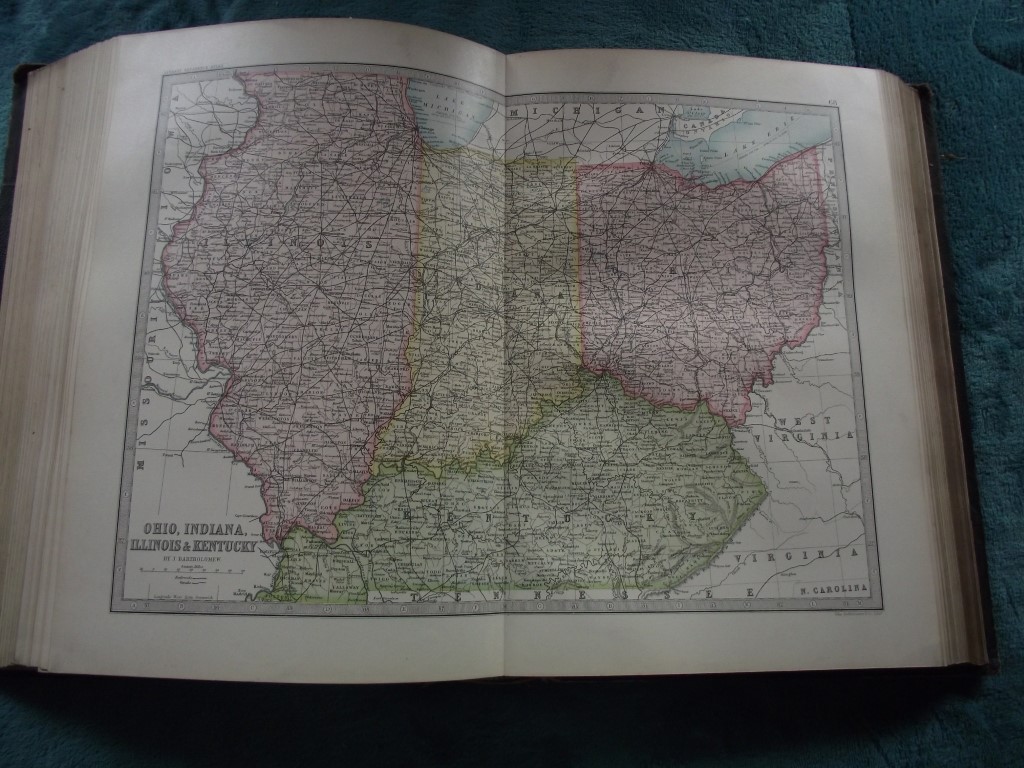 The Library Reference Atlas of the World -John Bartholomew -Macmillan & Co 1890 - Image 17 of 27