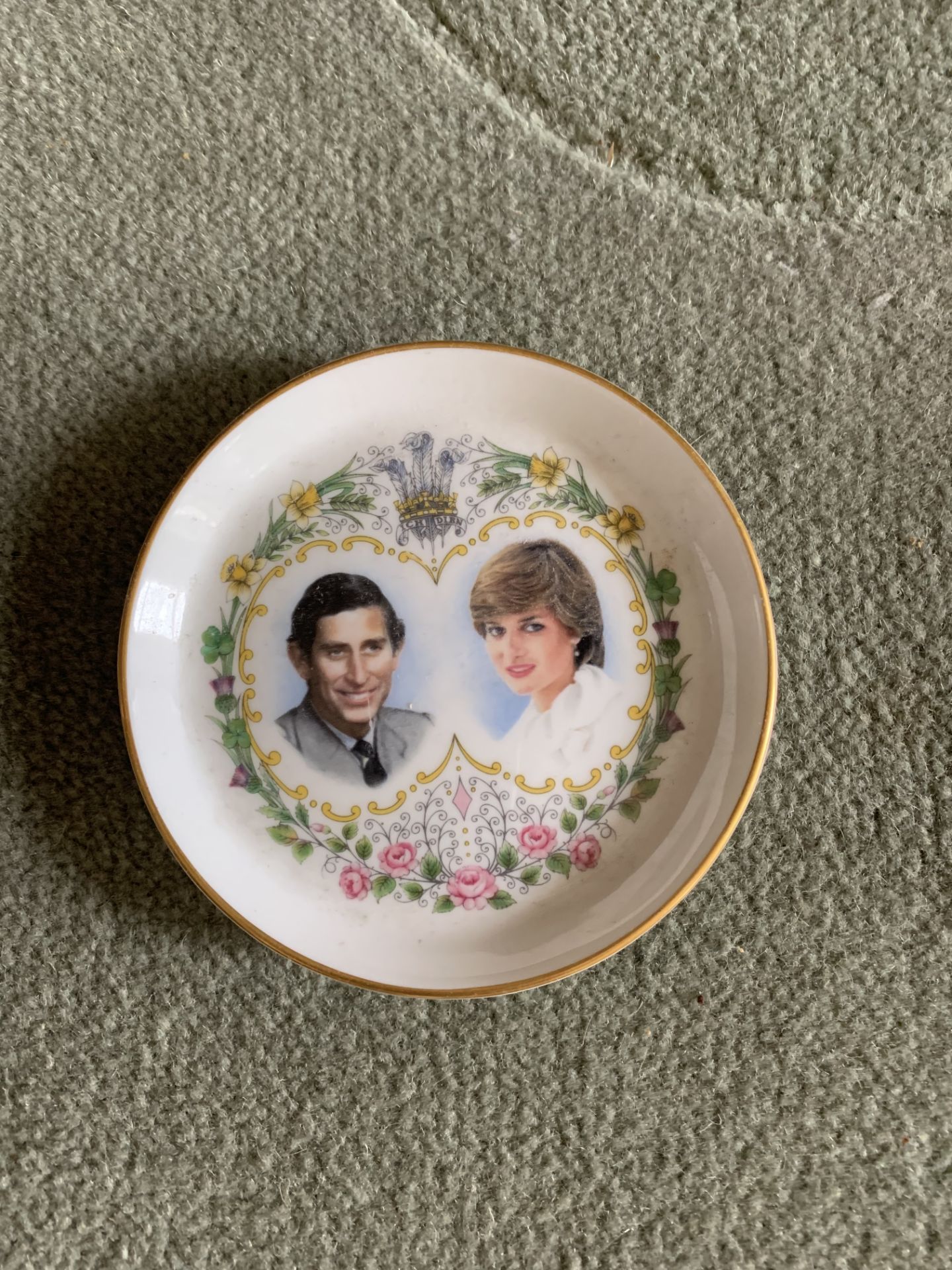 Three Charles And Diana Marriage Cups Plus Commemorative Ashtray. - Image 3 of 3