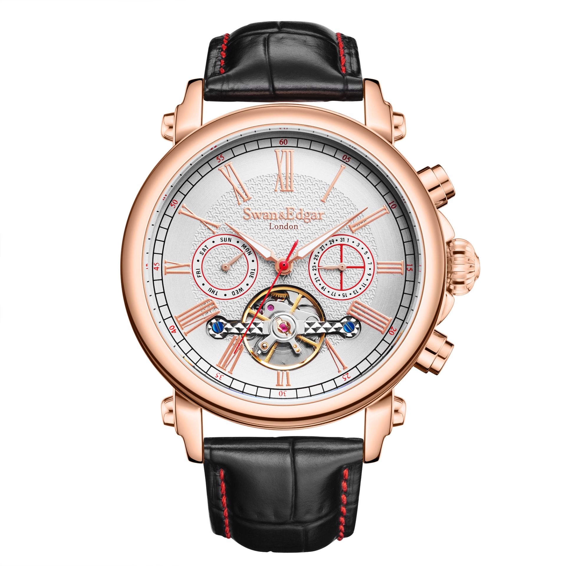 Limited Edition Swan & Edgar Scholar Automatic rose white - FREE DELIVERY & 5 YEAR WARRANTY