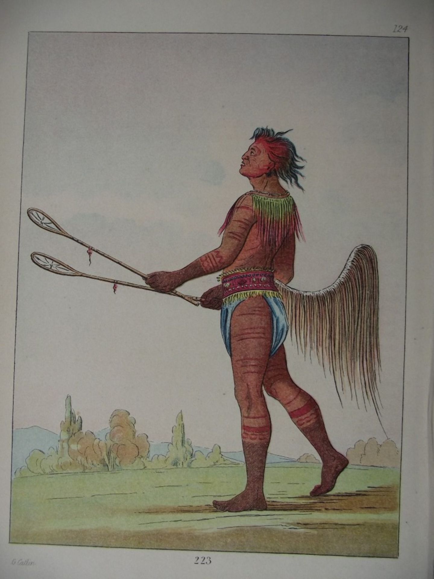 65 X book plates - George Catlin - Illustrations of the North American Indians - Circa 1876 - Image 38 of 40