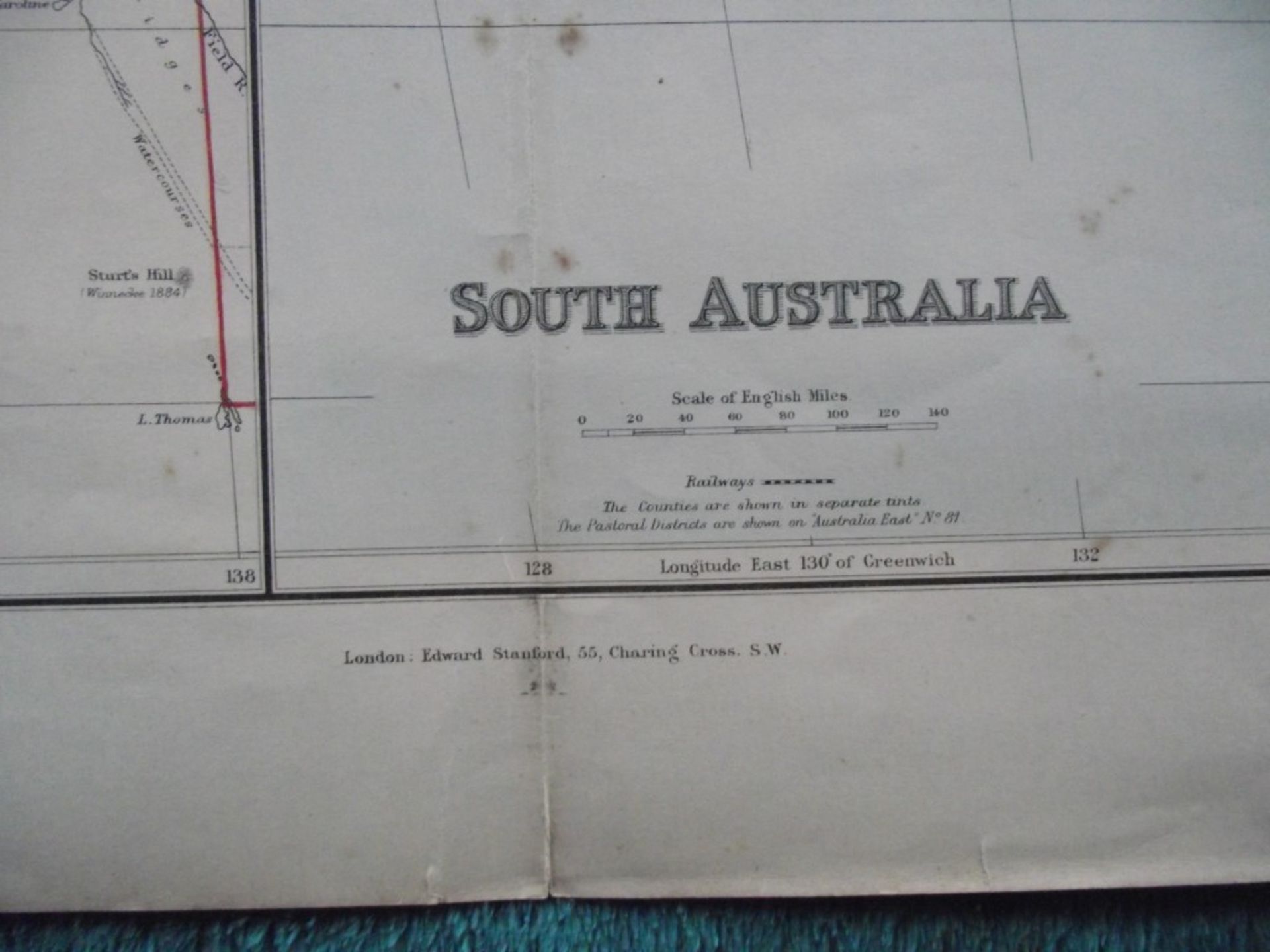 9 X Antique Edward Standford's London Atlas Maps - Australia - World - Circa 1880's - Image 26 of 36