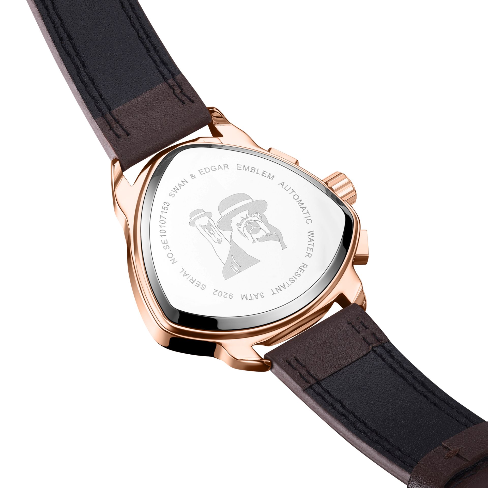 Limited Edition Swan & Edgar Emblem Automatic rose brown - FREE DELIVERY & 5 YEAR WARRANTY - Image 3 of 5