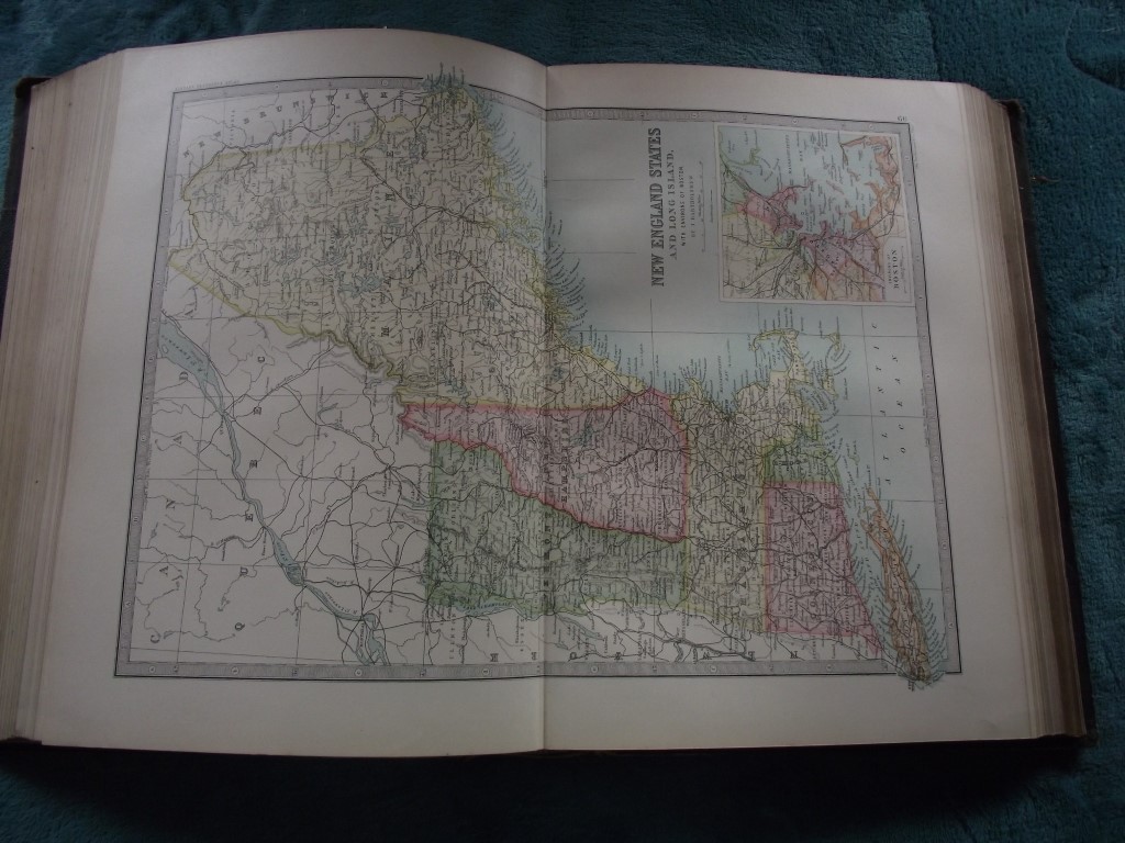 The Library Reference Atlas of the World -John Bartholomew -Macmillan & Co 1890 - Image 16 of 27