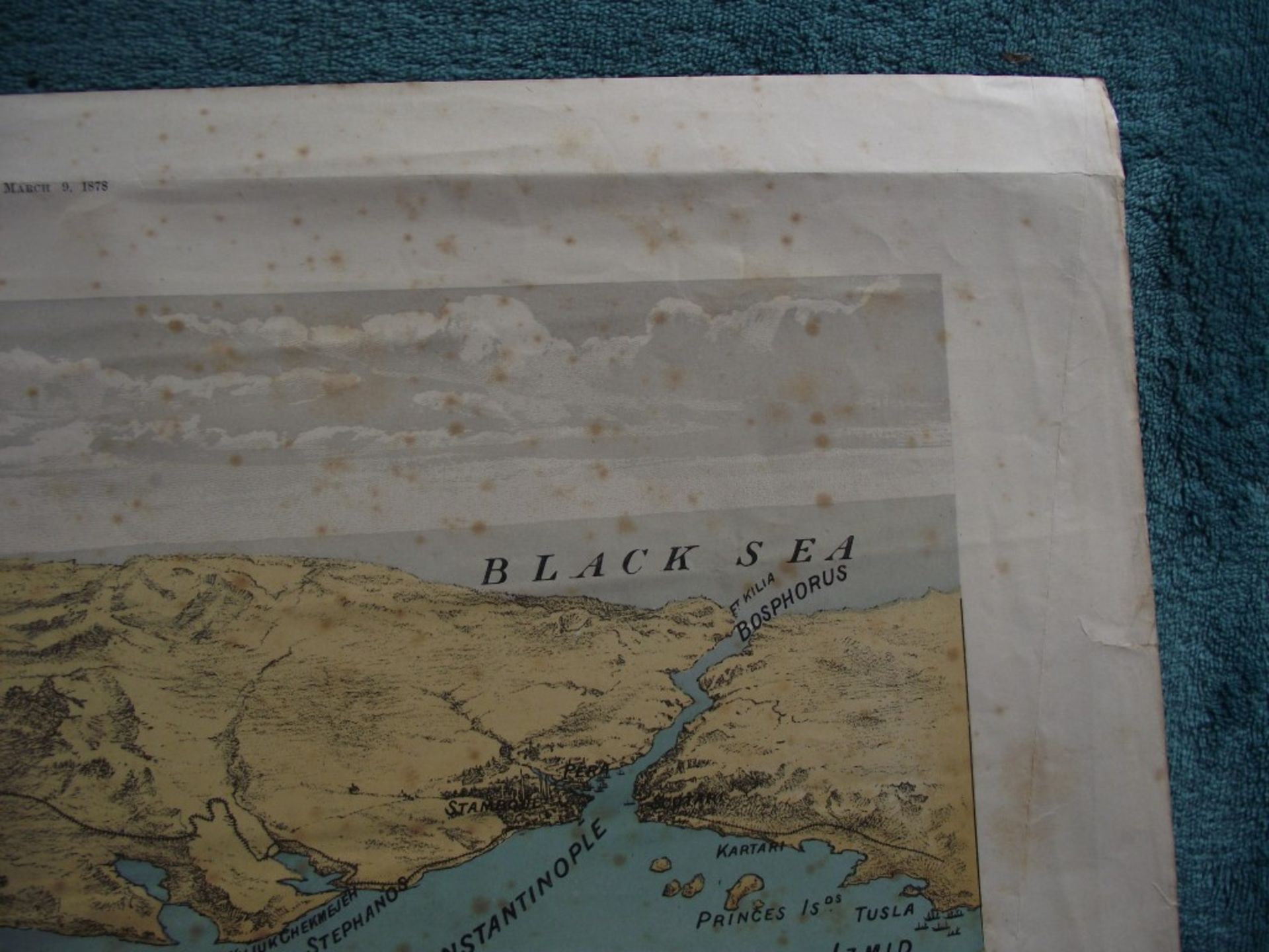 Sea of Marmora - Positions of the British Fleet - Illustrated London News 1878 - Image 4 of 24