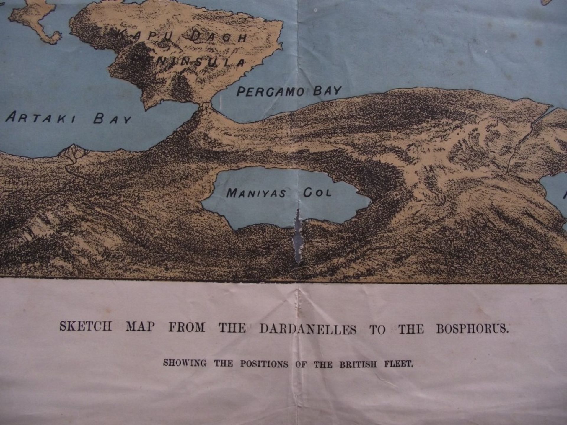 Sea of Marmora - Positions of the British Fleet - Illustrated London News 1878 - Image 20 of 24