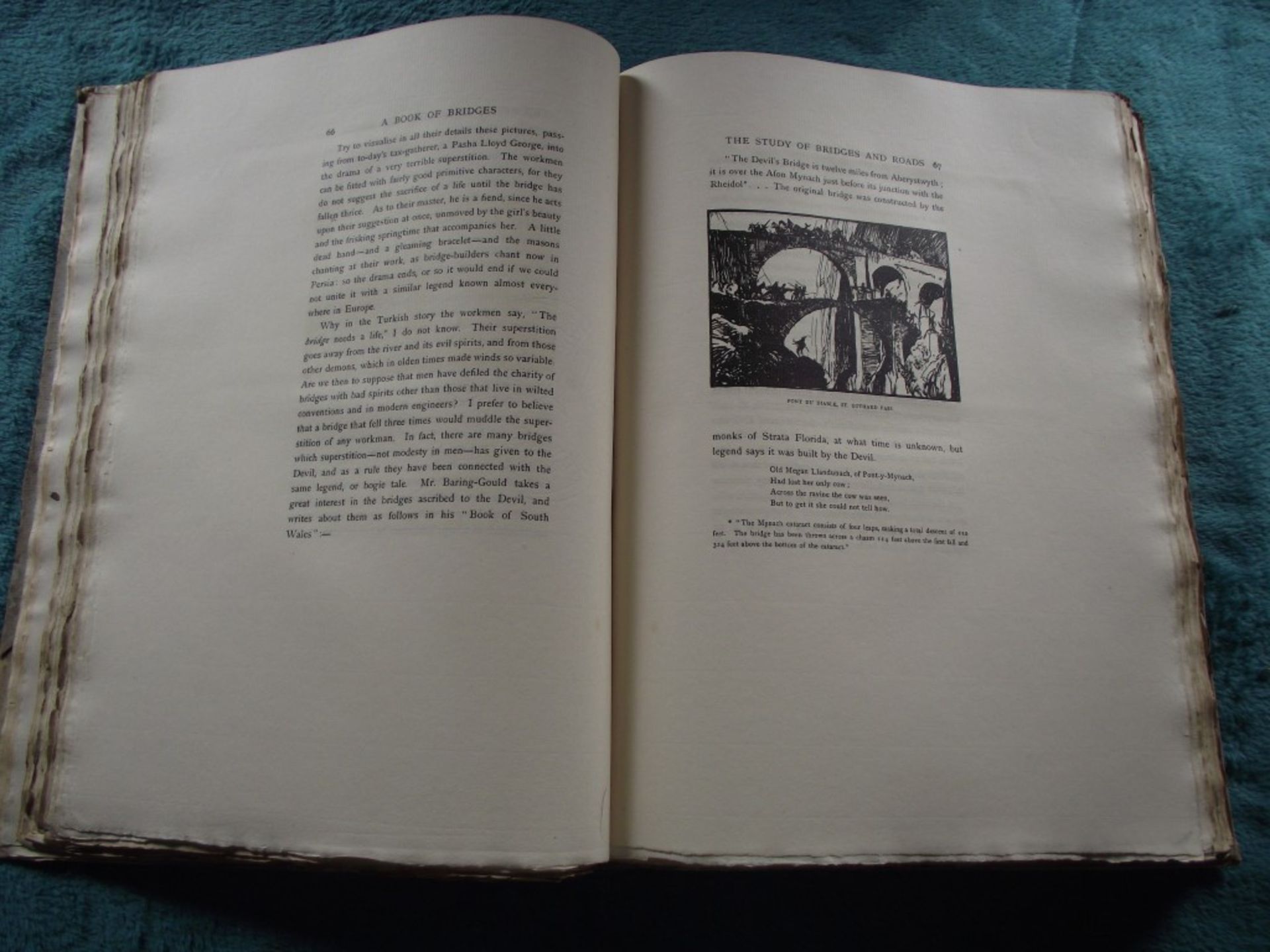 A Book of Bridges by Frank Brangwyn & Walter Shaw Sparrow - Ltd. Edit. 17/75 with Signed Lithograph. - Image 24 of 64
