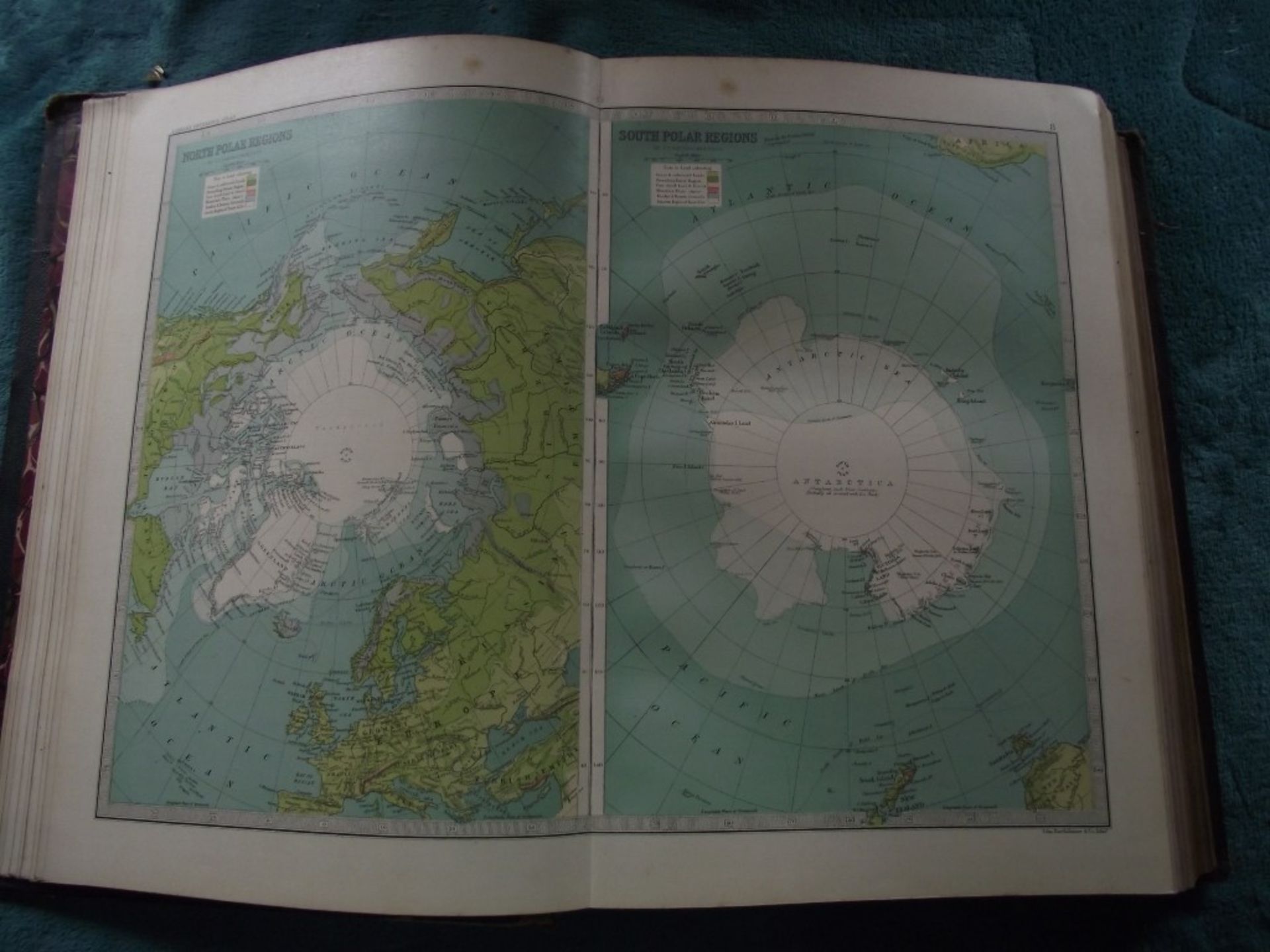 The Library Reference Atlas of the World -John Bartholomew -Macmillan & Co 1890 - Image 8 of 27