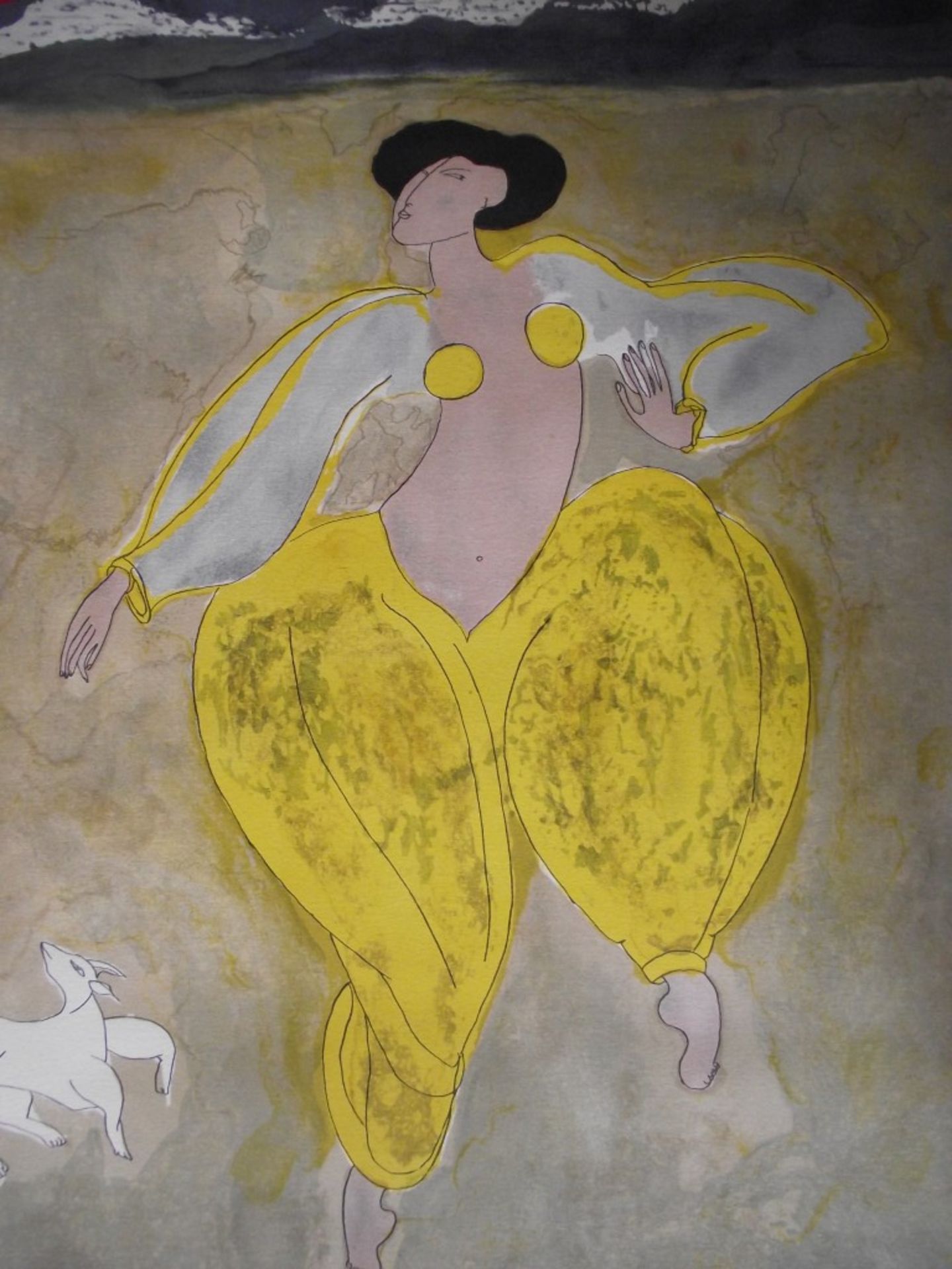 Linda Le Kinff - Signed Limited Edition 181/200 Lithograph ""Danseuse Et Chien"" - Image 6 of 19