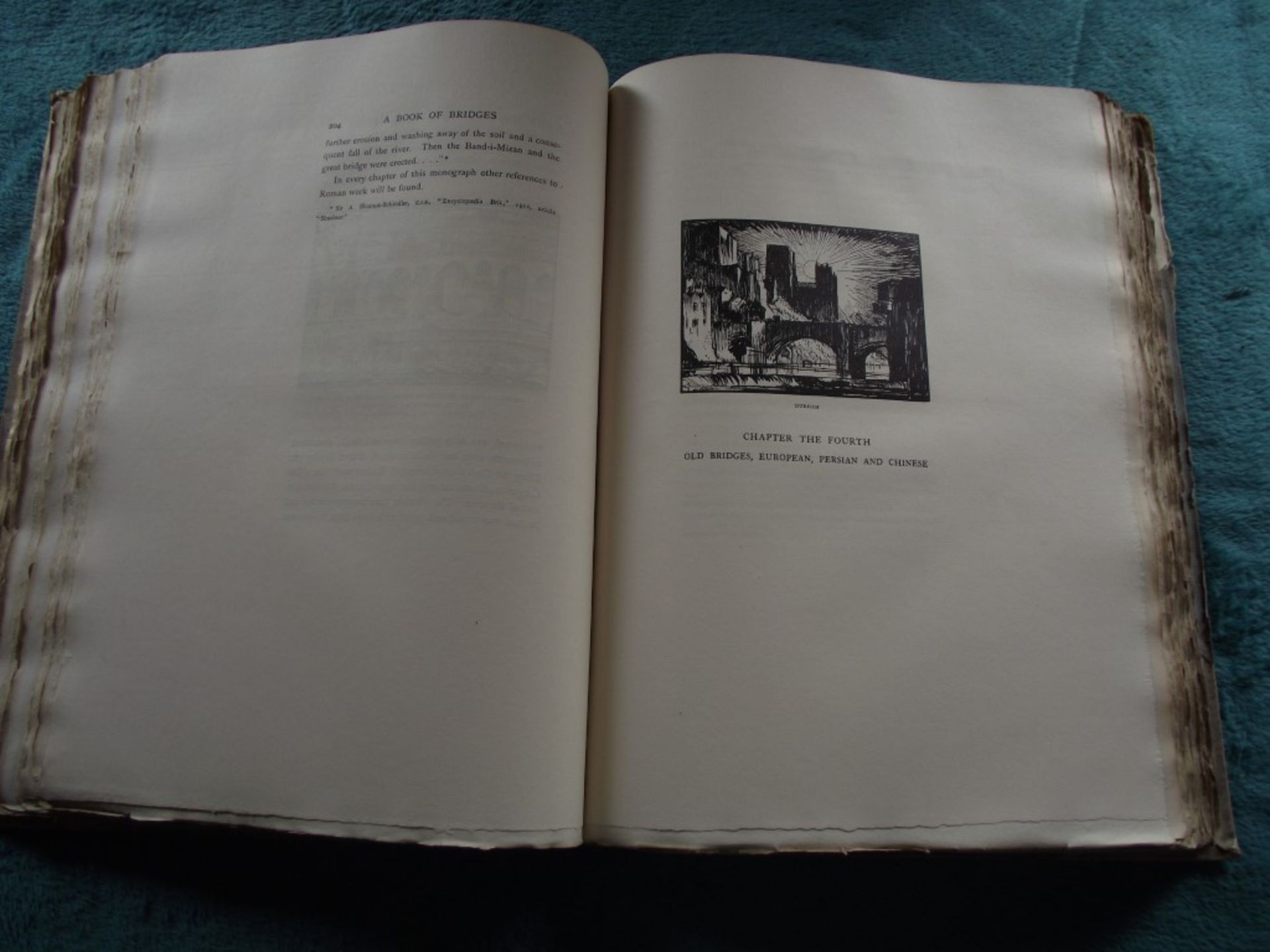 A Book of Bridges by Frank Brangwyn & Walter Shaw Sparrow - Ltd. Edit. 17/75 with Signed Lithograph. - Image 40 of 64