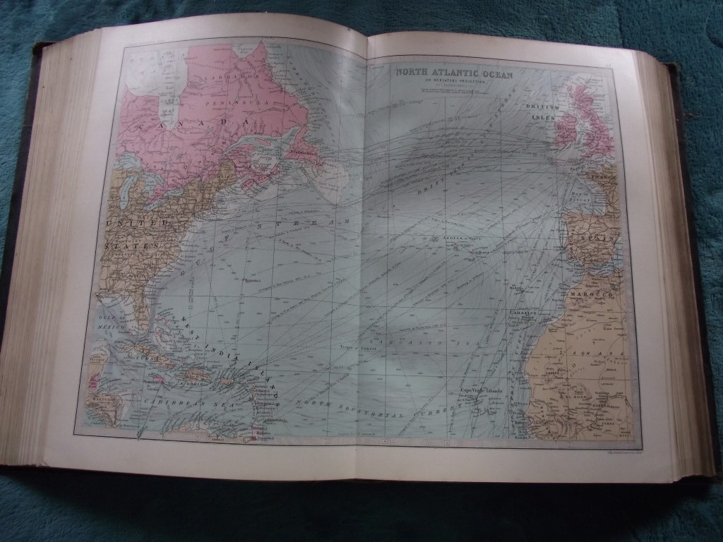 The Library Reference Atlas of the World -John Bartholomew -Macmillan & Co 1890 - Image 14 of 27