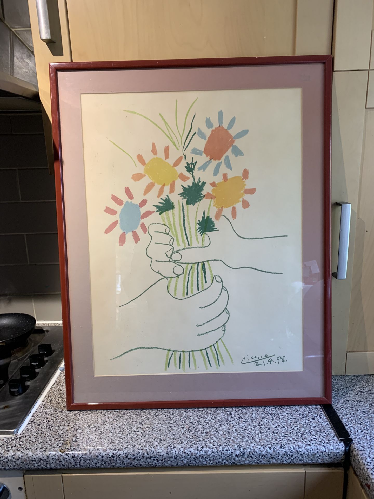 Picasso Print Flowers - Image 2 of 3