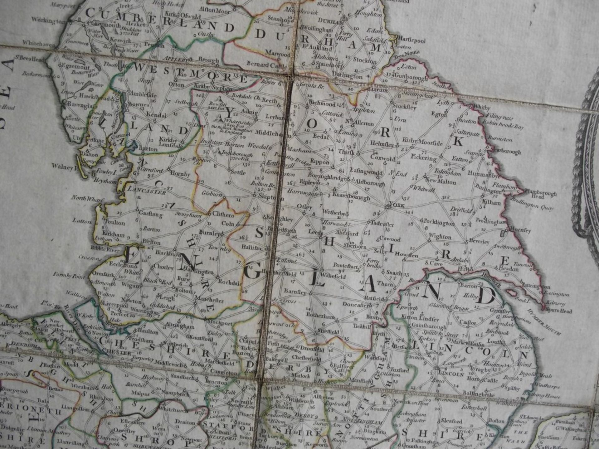 A New Map of the Roads of Ireland and Scotland - by Laurie & Whittle - 12th May 1794 - Original c... - Image 18 of 31