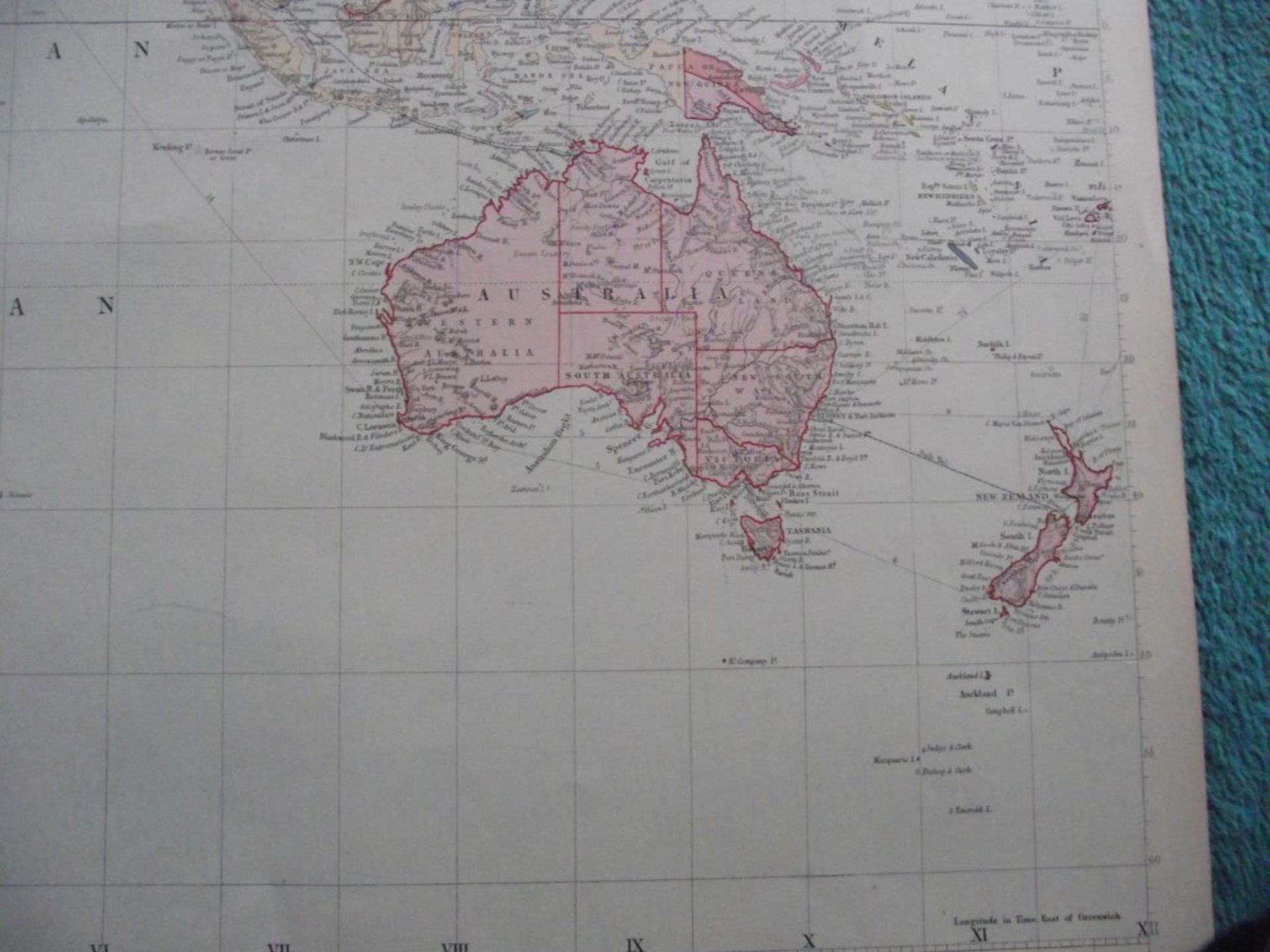 9 X Antique Edward Standford's London Atlas Maps - Australia - World - Circa 1880's - Image 35 of 36