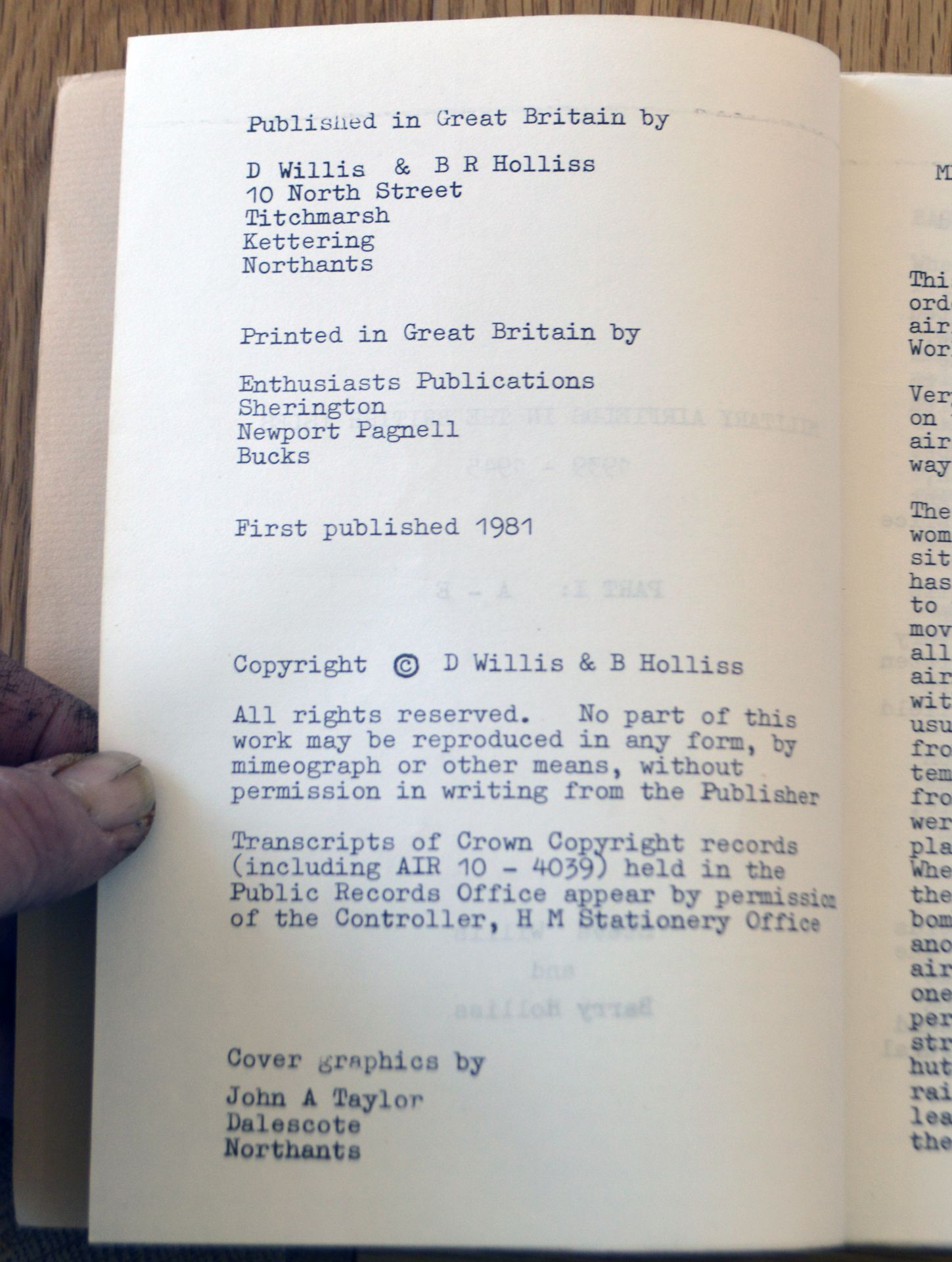 MILITARY AIRFIELDS in the BRITISH ISLES 1939-1945 original 1st editions in 3 parts - Image 3 of 16