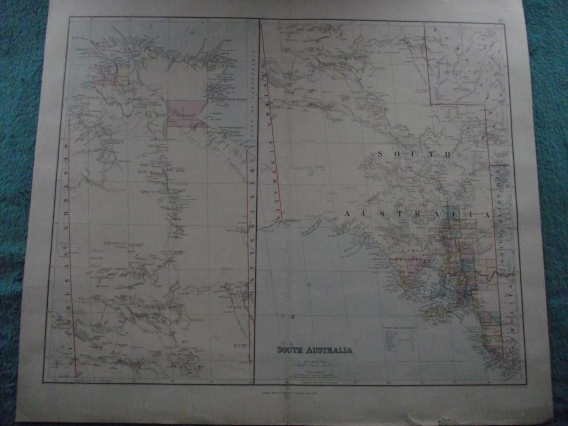 9 X Antique Edward Standford's London Atlas Maps - Australia - World - Circa 1880's - Image 25 of 36