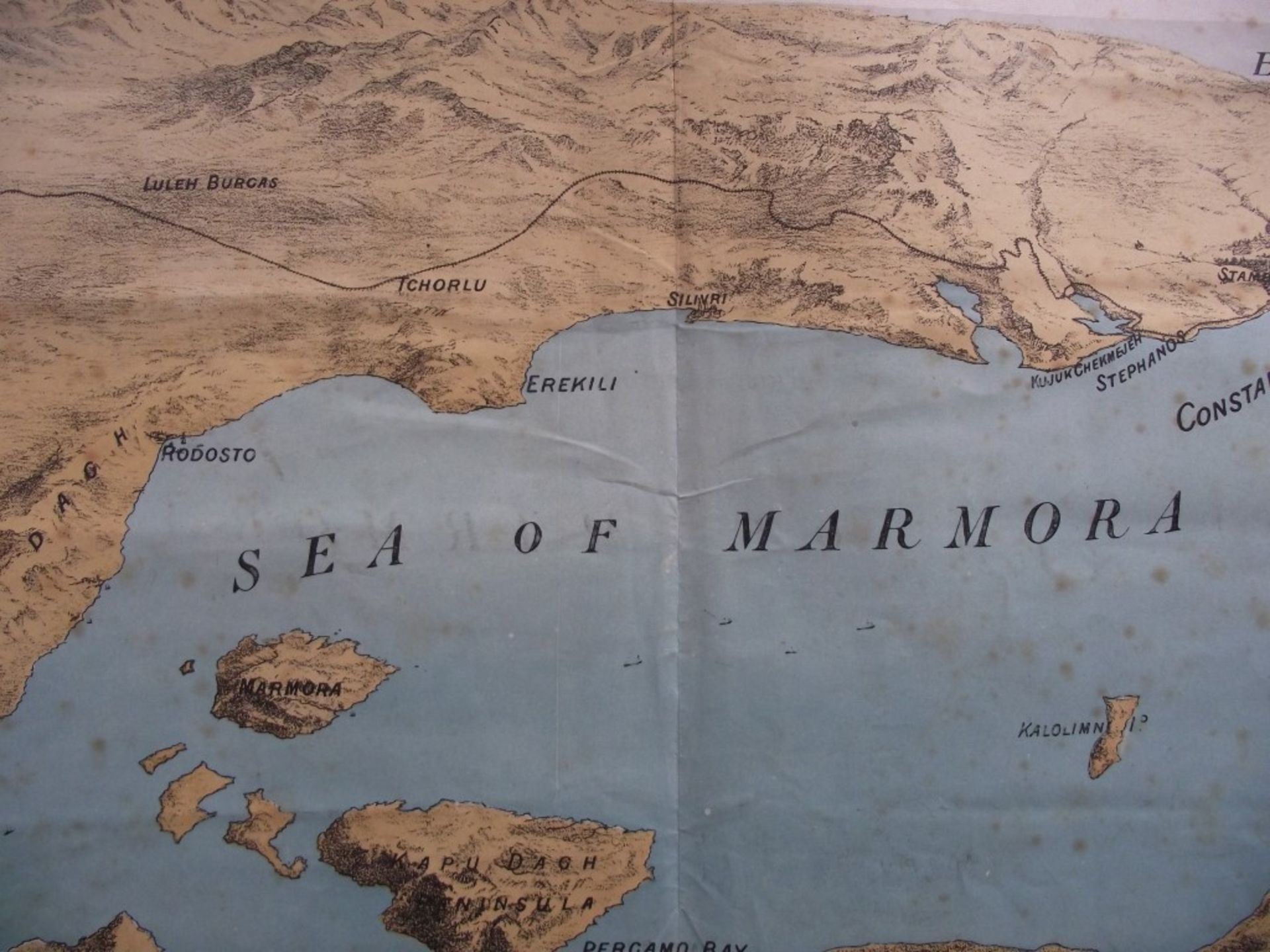 Sea of Marmora - Positions of the British Fleet - Illustrated London News 1878 - Image 17 of 24