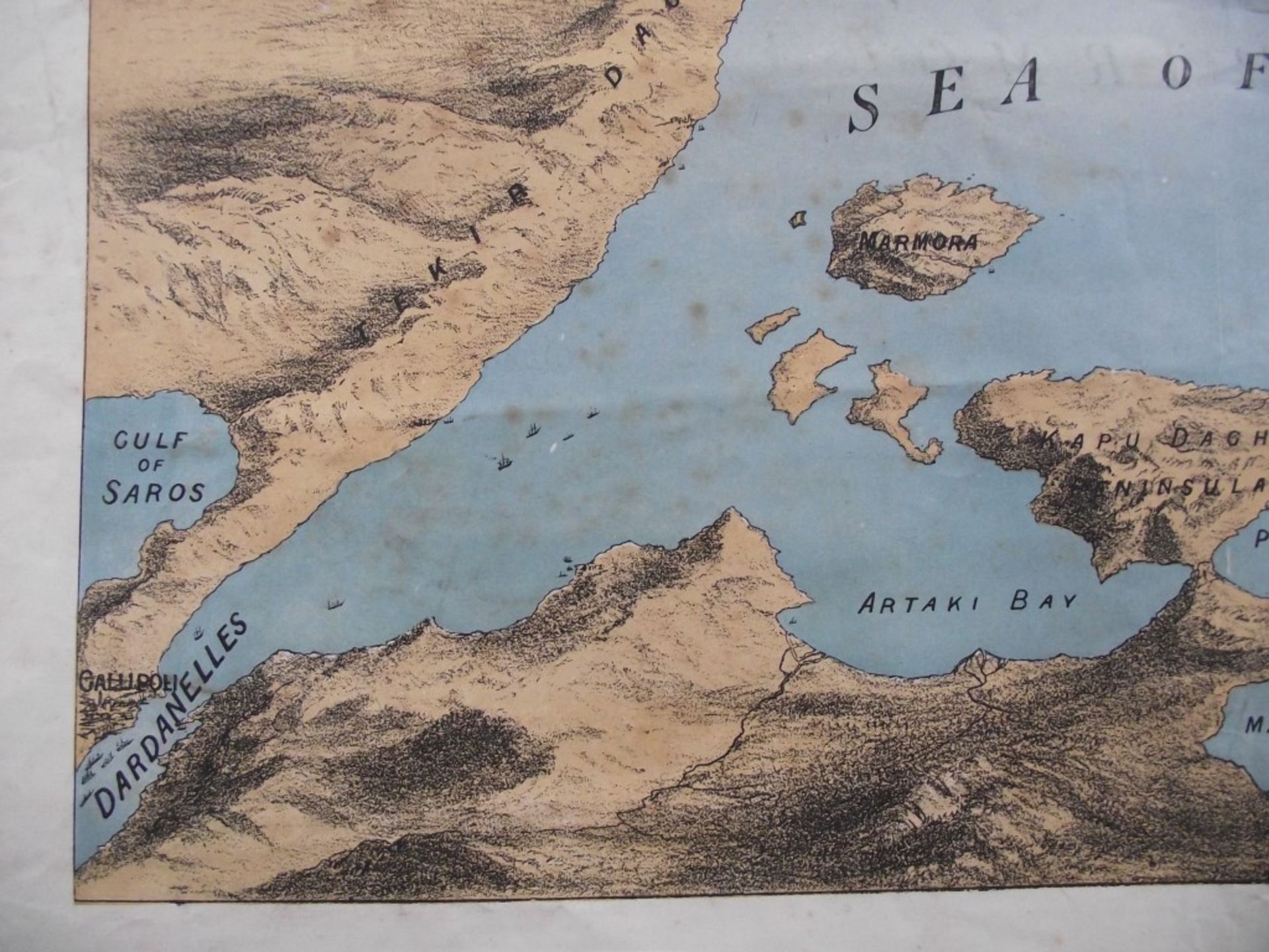 Sea of Marmora - Positions of the British Fleet - Illustrated London News 1878 - Image 14 of 24