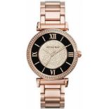 Michael Kors MK3339 Ladies Rose Gold Catlin Watch