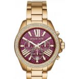 Michael Kors MK6290 Crystal Pave Gold Tone Ladies Watch