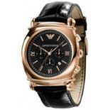 Emporio Armani Mens Rose Gold Watch AR0321