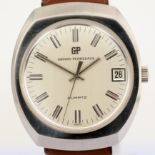 Girard-Perregaux / Elektroquartz - Gentlemen's Steel Wrist Watch