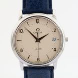 Omega / De Ville Date - Gentlemen's Steel Wrist Watch