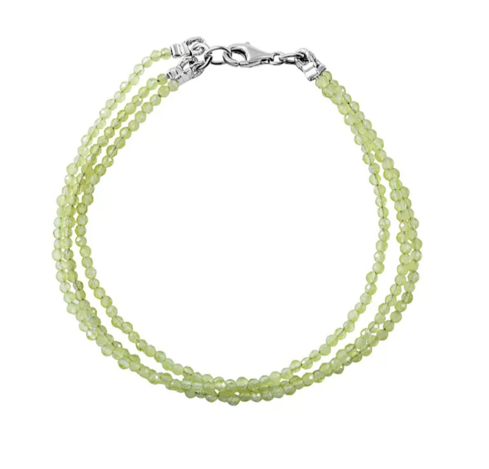 NEW! Hebei Peridot 3 Strand Necklace & Bracelet