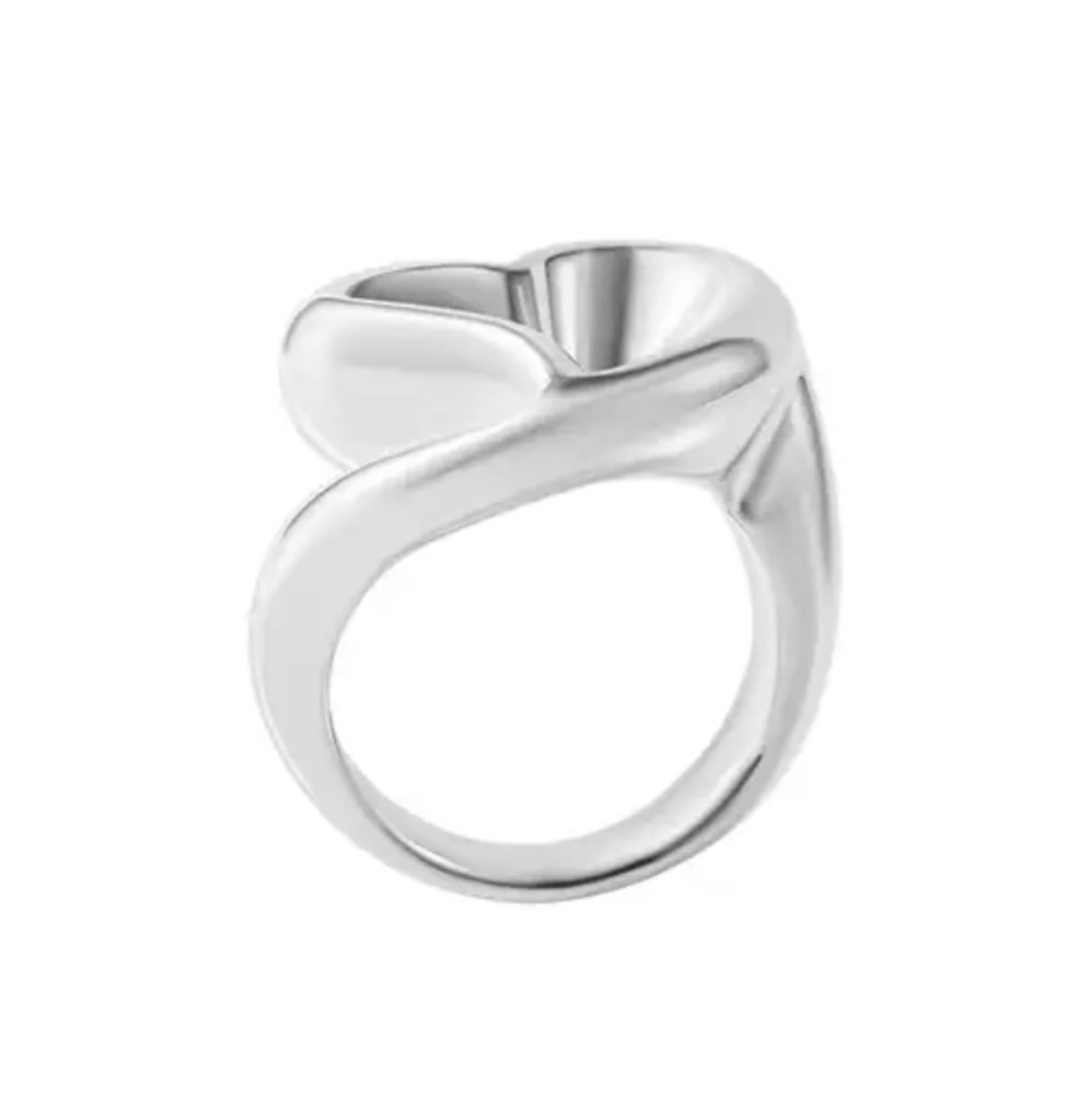 NEW! Sterling Silver Heart Ring. - Image 4 of 4