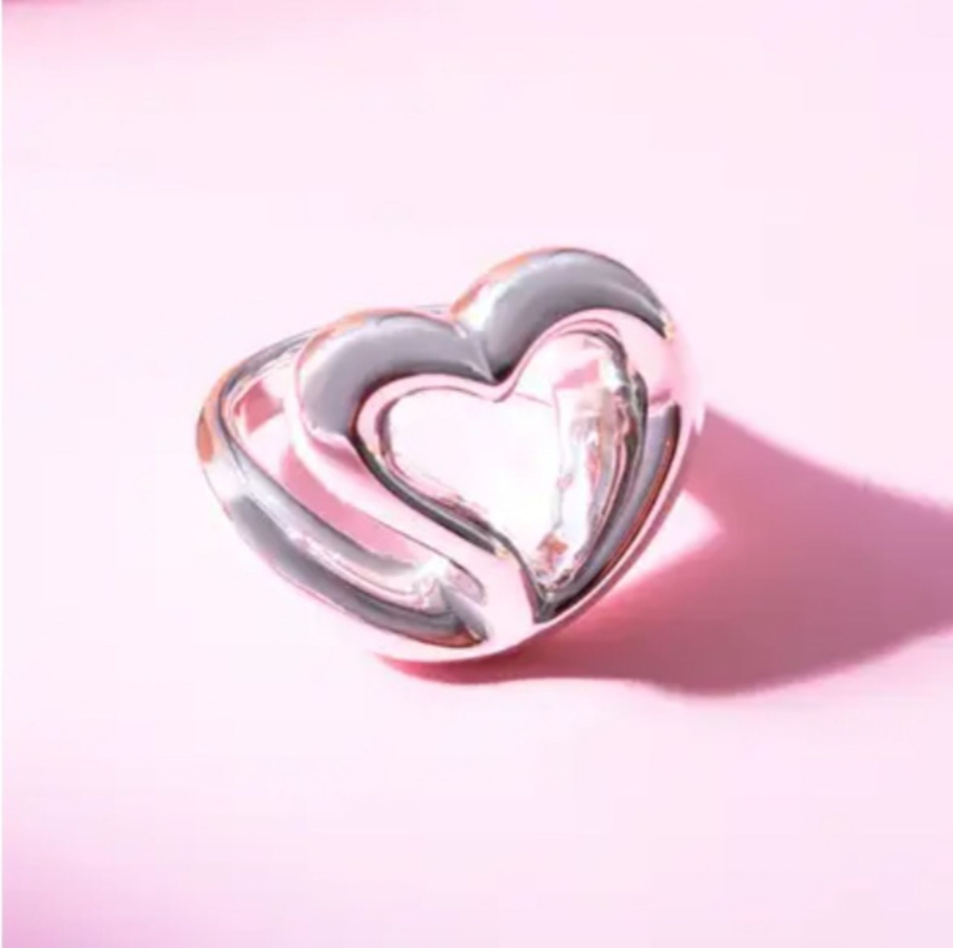 NEW! Sterling Silver Heart Ring.