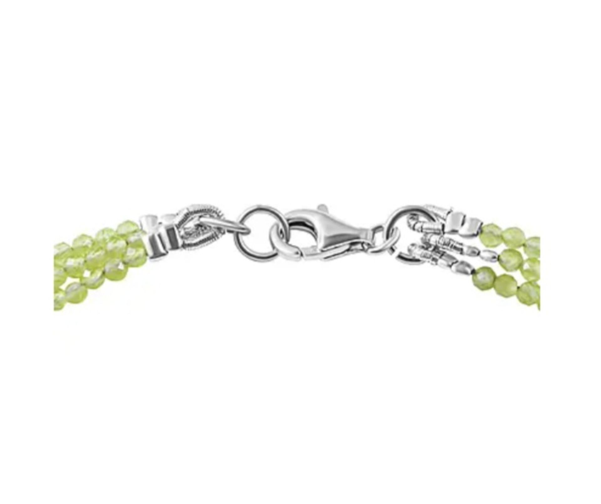 NEW! Hebei Peridot 3 Strand Necklace & Bracelet - Image 3 of 3