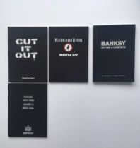 BANKSY(British b.1974-)3 Self Published Books 1st Edition 2001 to 04 & Banksy Myths and Legends P...