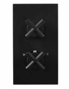 Brand New Boxed Bathstore Noir Dual Control Vertical Thermostatic Shower Valve RRP £330 **No Vat*...