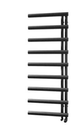 Brand New Boxed Towelrads Mayfair Straight Heated Towel Rail - Anthracite - 1245x500mm RRP £317.4...