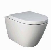 Brand New Boxed Bathstore Falcon Wall Hung Toilet (Including Seat) RRP £227 **No Vat**